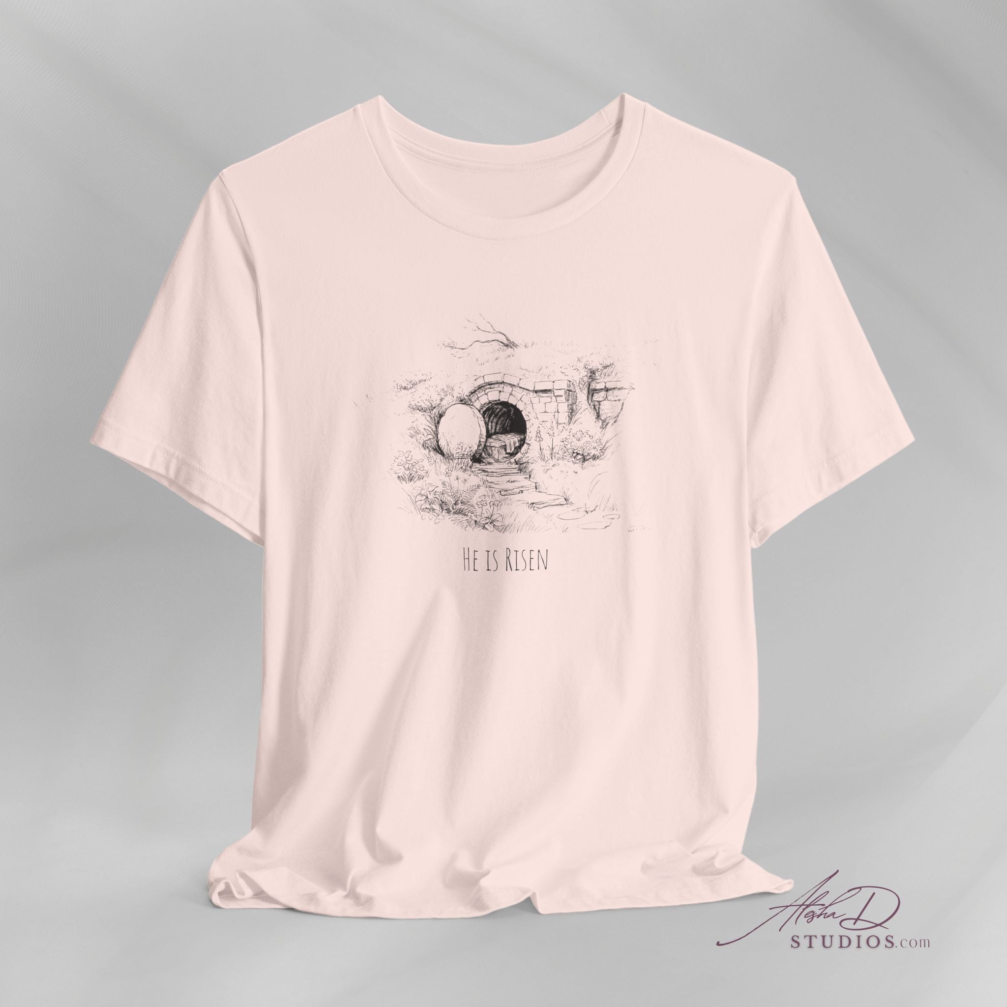 He Is Risen Jesus Empty Tomb Tee | Easter Resurrection Christian