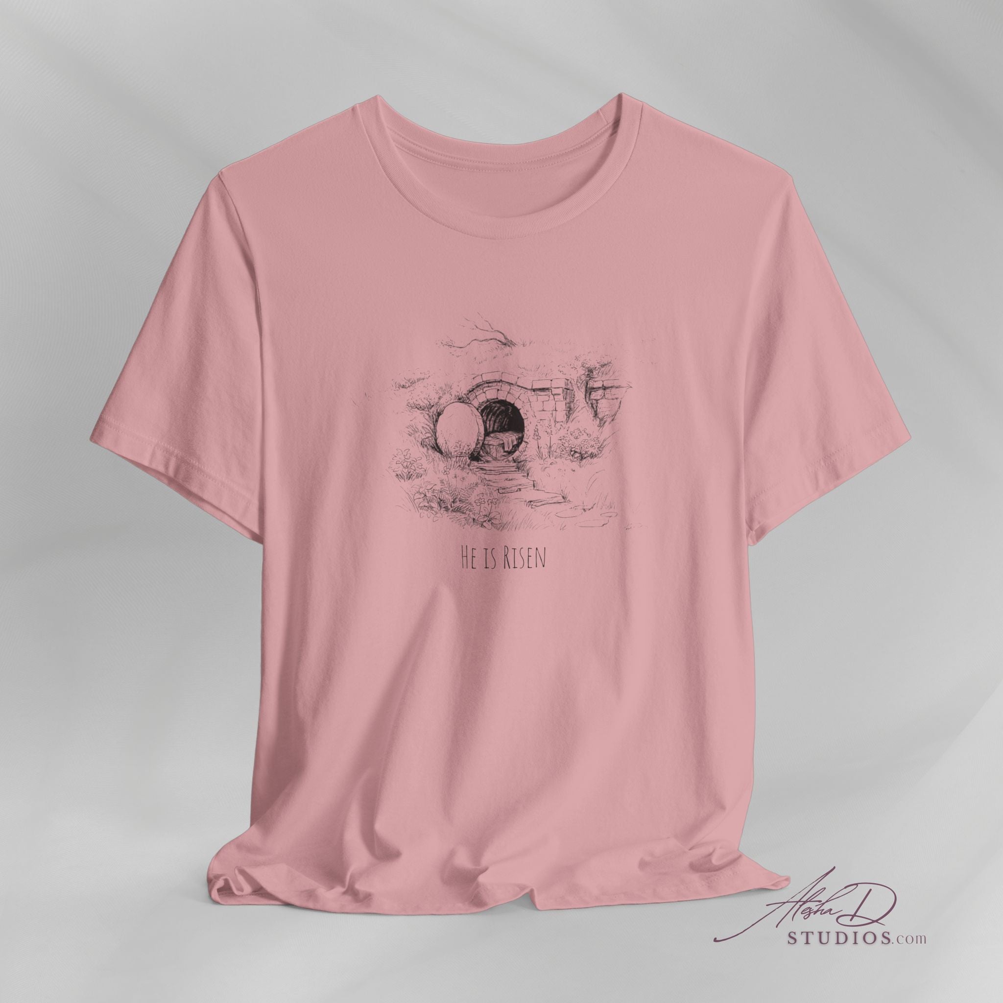He Is Risen Jesus Empty Tomb Tee | Easter Resurrection Christian