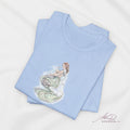 Watercolor Mother Mermaid and Baby Tee | Pastel Ocean Fantasy Shirt