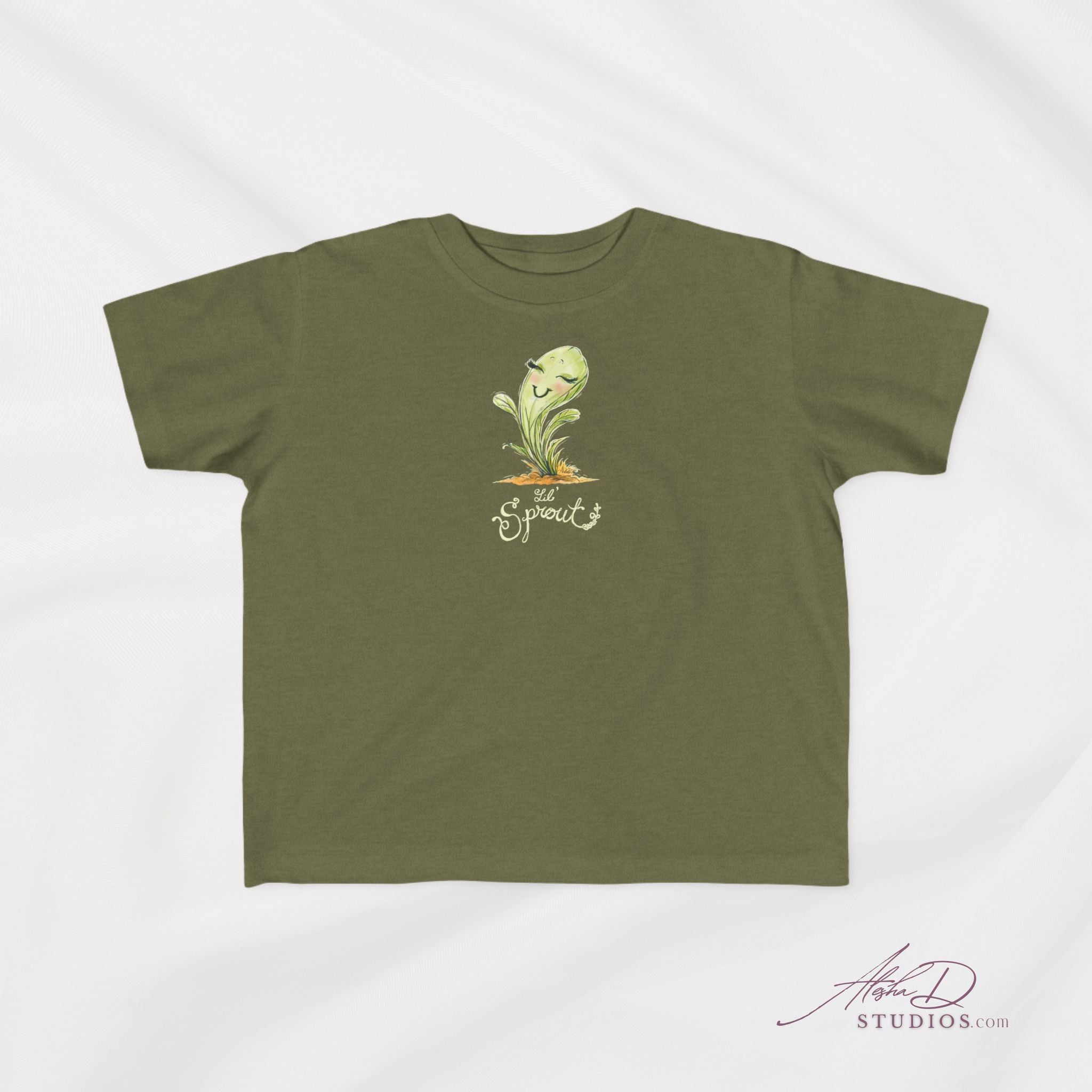 Toddler Tee — 'Sprout' Cute Seedling Graphic Kids Shirt
