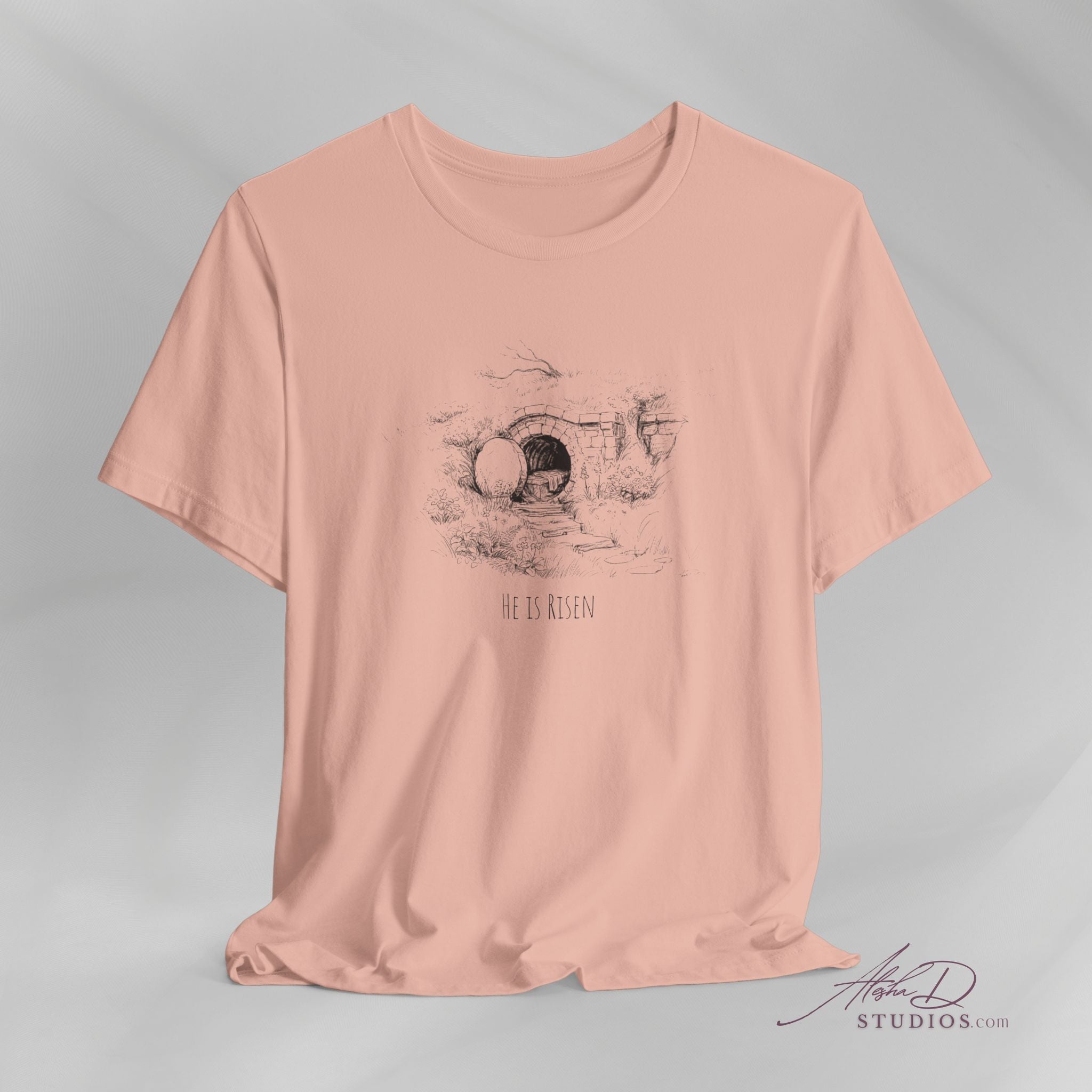 He Is Risen Jesus Empty Tomb Tee | Easter Resurrection Christian