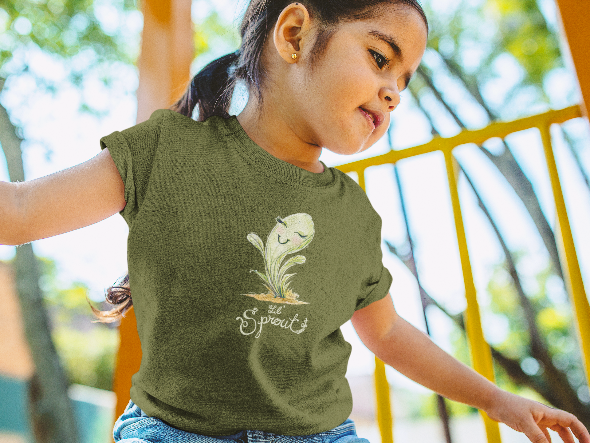 Toddler Tee — 'Sprout' Cute Seedling Graphic Kids Shirt