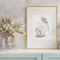 Psalm 118:24 Typography Poster | Christian Wall Art, Scripture Print