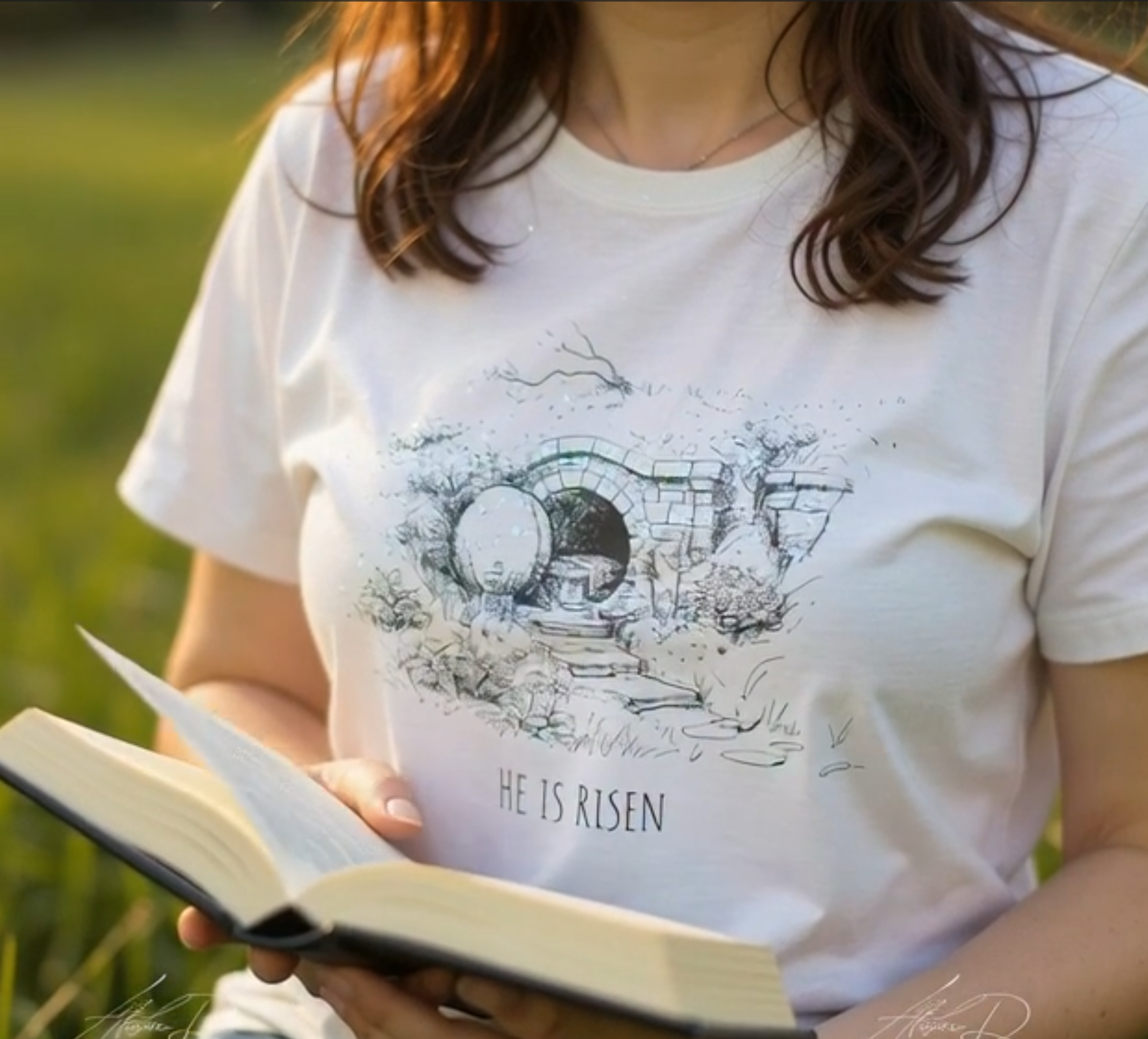He Is Risen Jesus Empty Tomb Tee | Easter Resurrection Christian