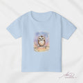 Toddler T‑Shirt — Watercolor Owl on Branch, Cute Nursery Gift