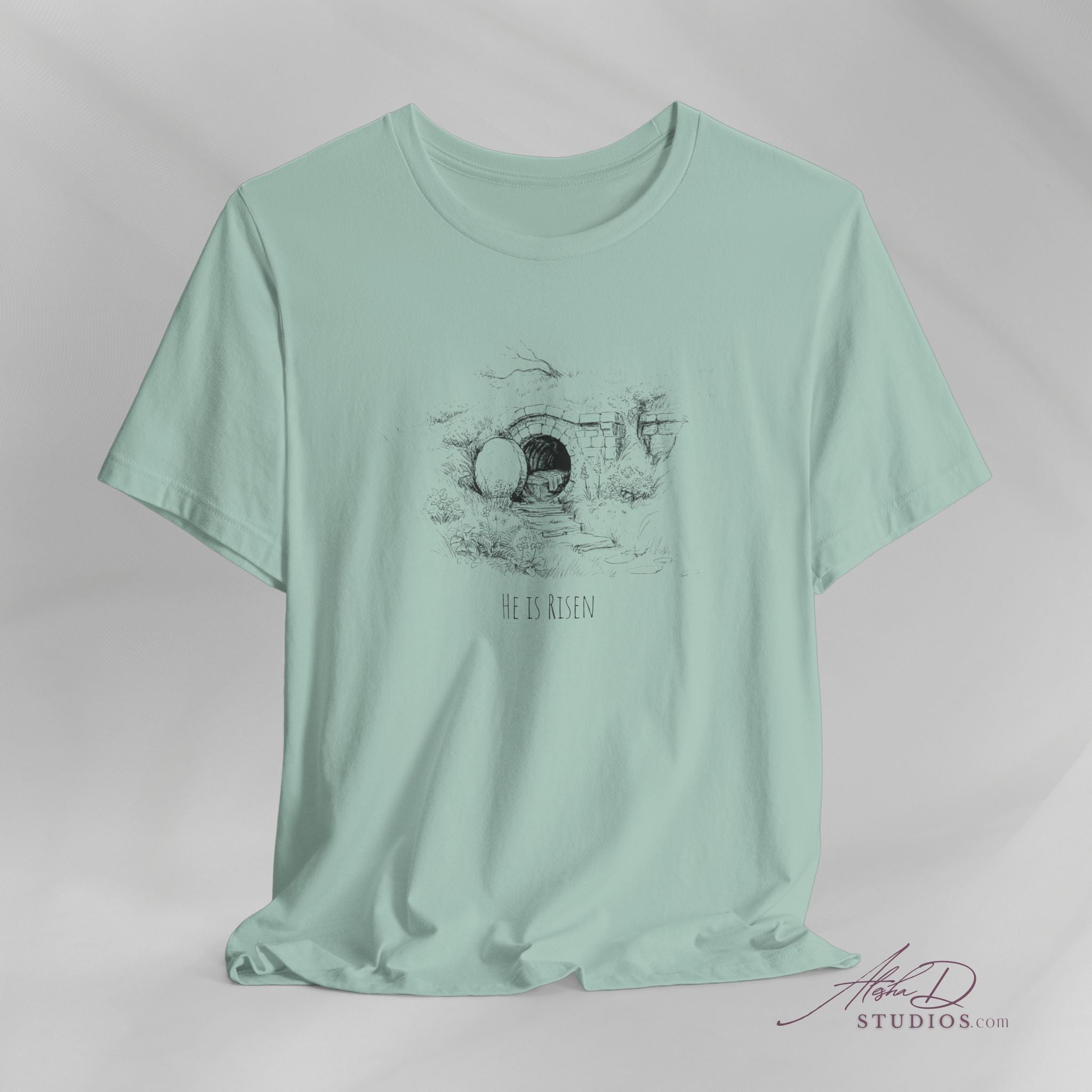 He Is Risen Jesus Empty Tomb Tee | Easter Resurrection Christian
