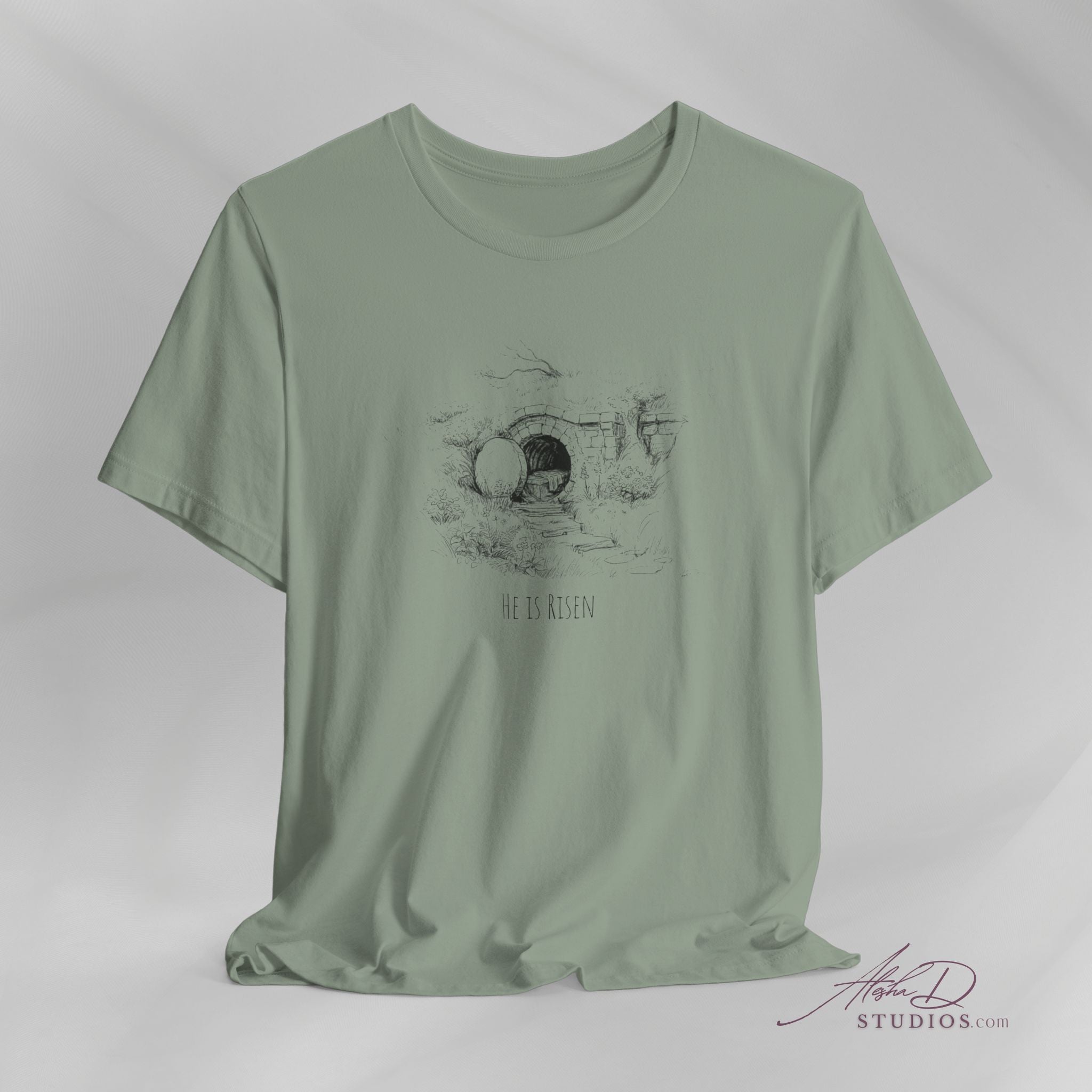 He Is Risen Jesus Empty Tomb Tee | Easter Resurrection Christian
