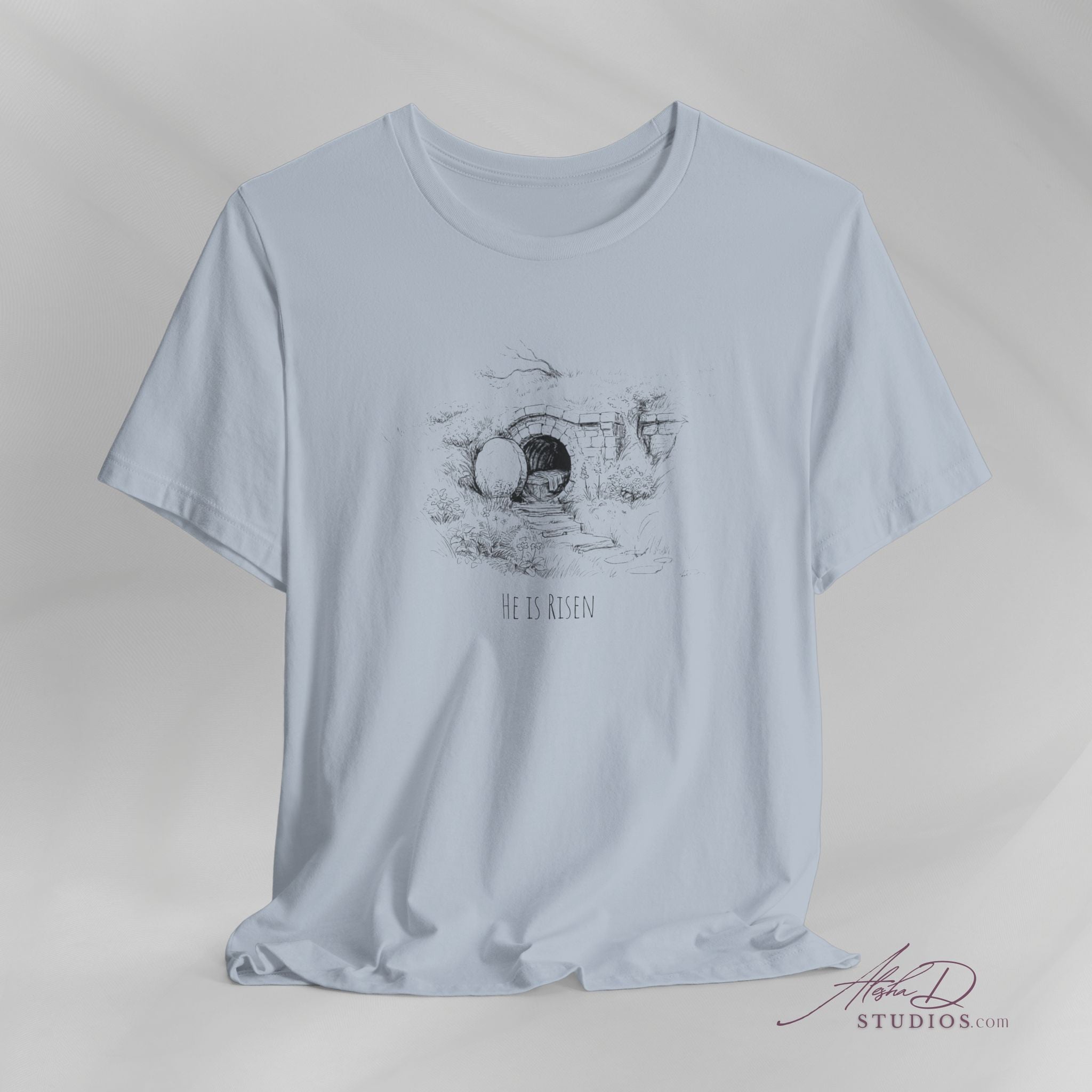 He Is Risen Jesus Empty Tomb Tee | Easter Resurrection Christian